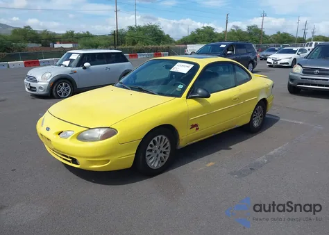 2000 Ford Escort Zx2 из США, поврежденный, VIN 3FAKP1137YR227044